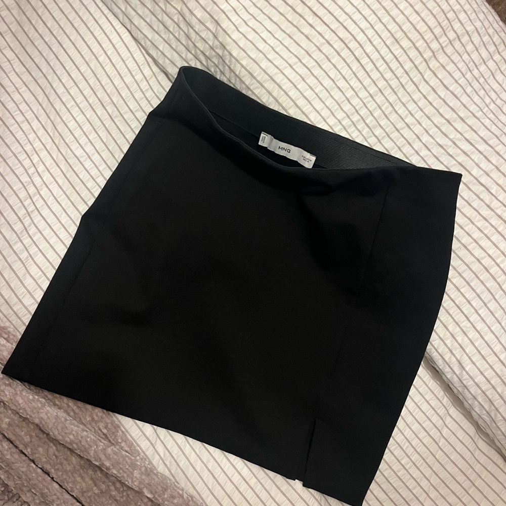 Mango Classic Black Mini Skirt